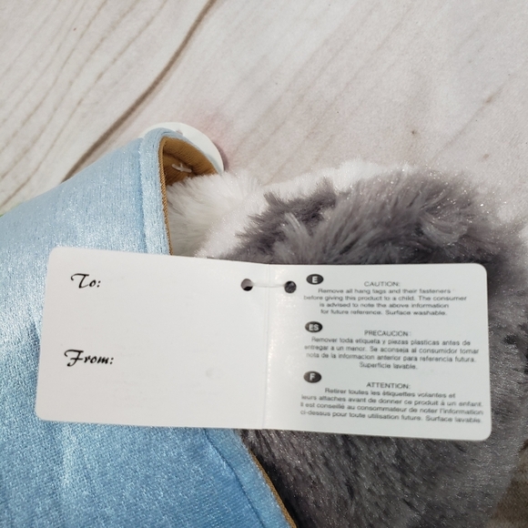 ๐SOLD๐ Aurora Wolf Husky Dog Pop Up Hand Puppet Plush Toy 10 Inch 2015 New - Picture 9 of 13